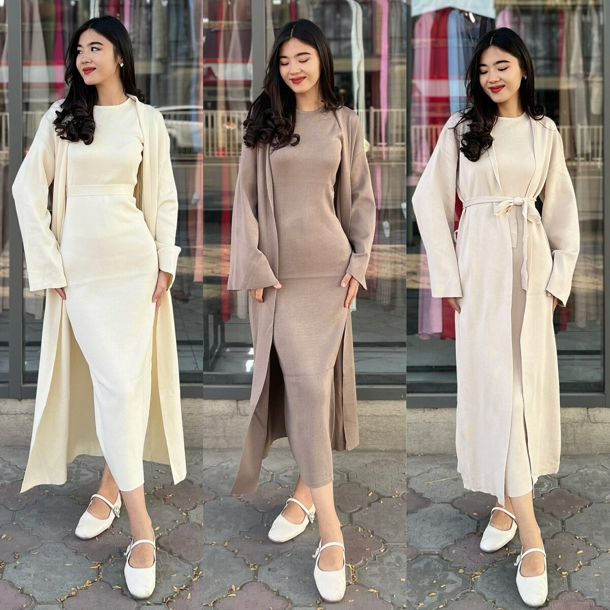 Платье с накидкой