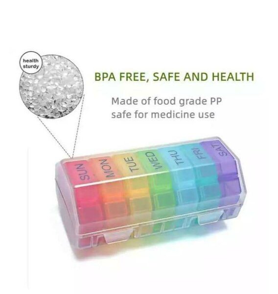 7-days medication storage organiser