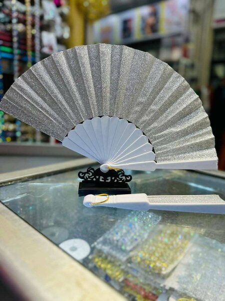 Éventail Pliable Pailleté