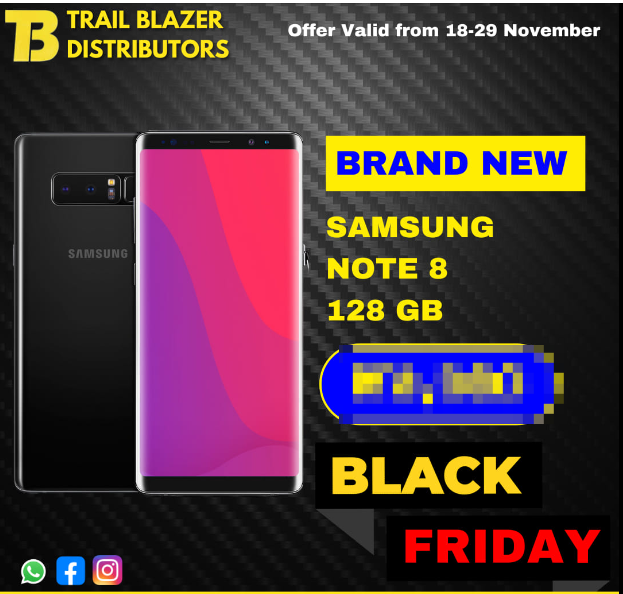 SAMSUNG NOTE 8 128 GB