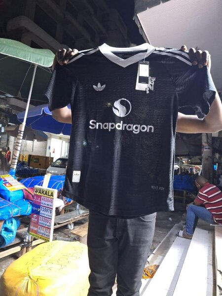 Soccer jerseys and jeans