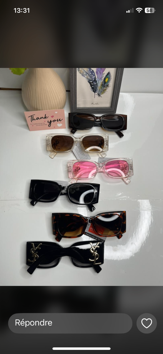 Lunettes de soleil chic