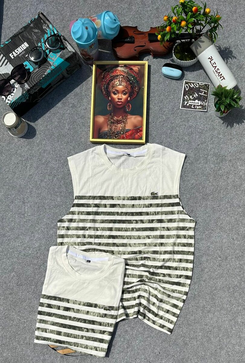 Débardeur rayé homme été