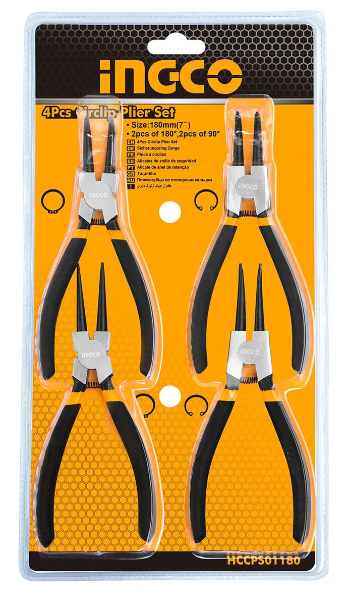 INGCO 4 Pcs Pliers Set