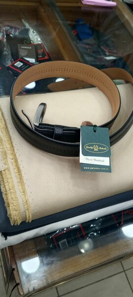 Ceinture en cuir élégante homme