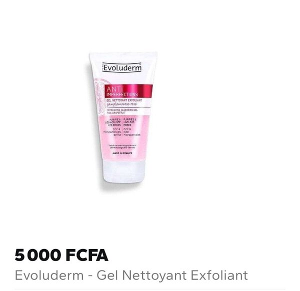 Gel Nettoyant Exfoliant Evoluderm