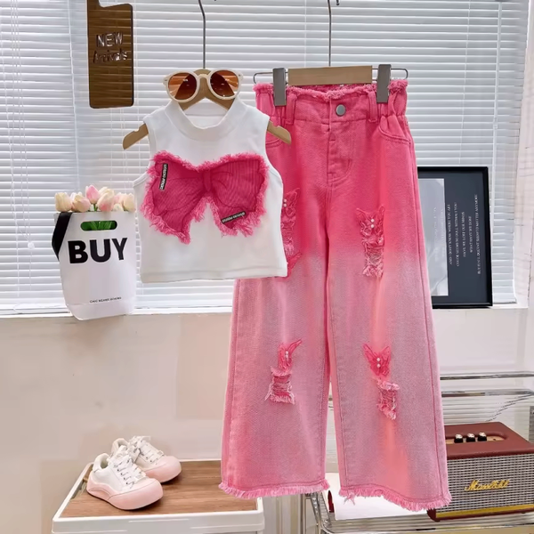 Ensemble Mode Enfant Rose
