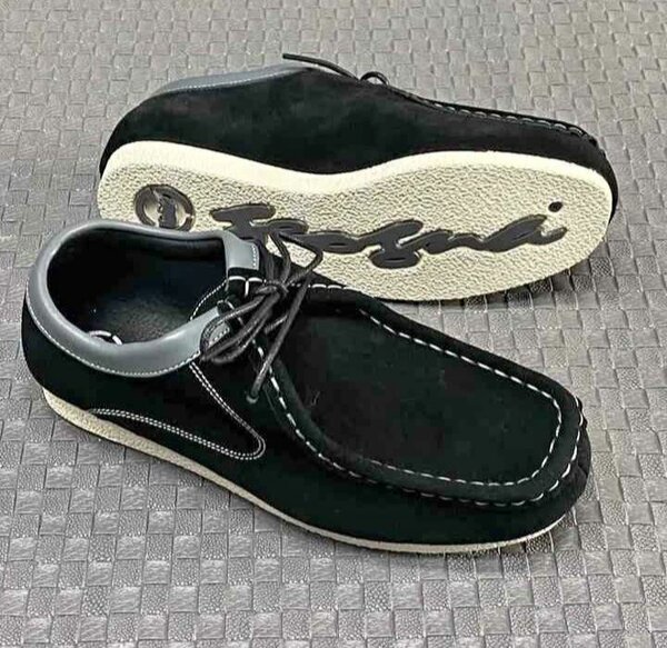 Mocassins en cuir suédé