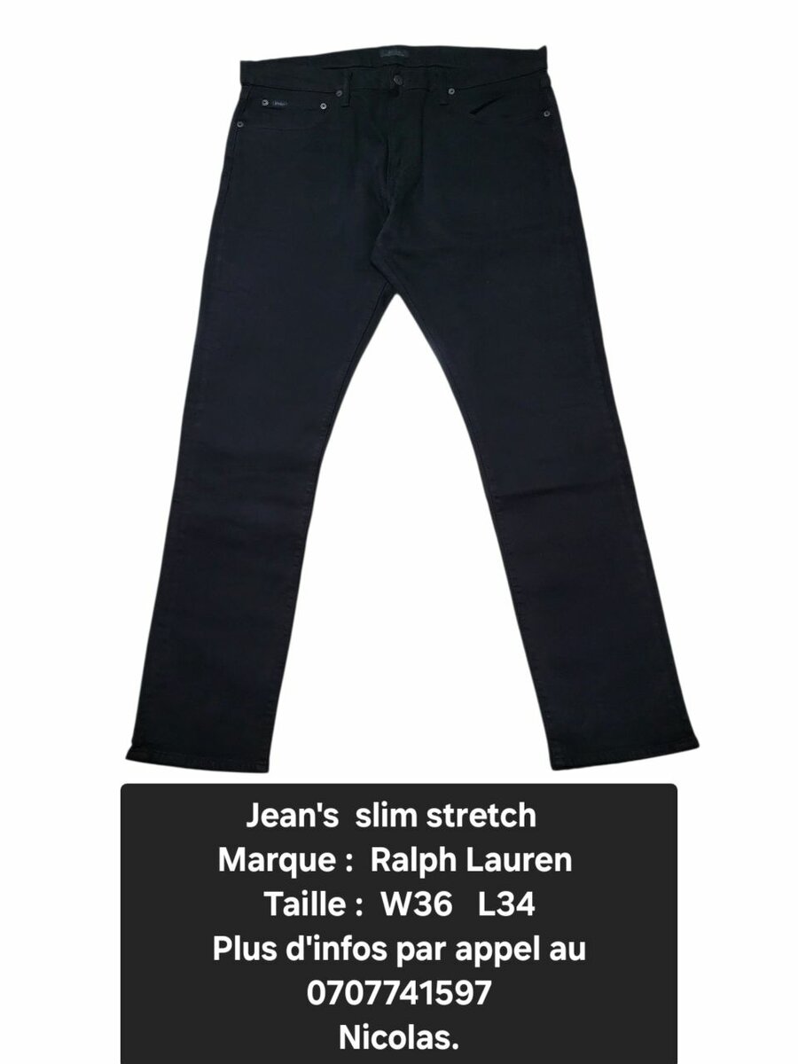 Jean slim stretch homme