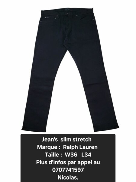 Jean slim stretch homme