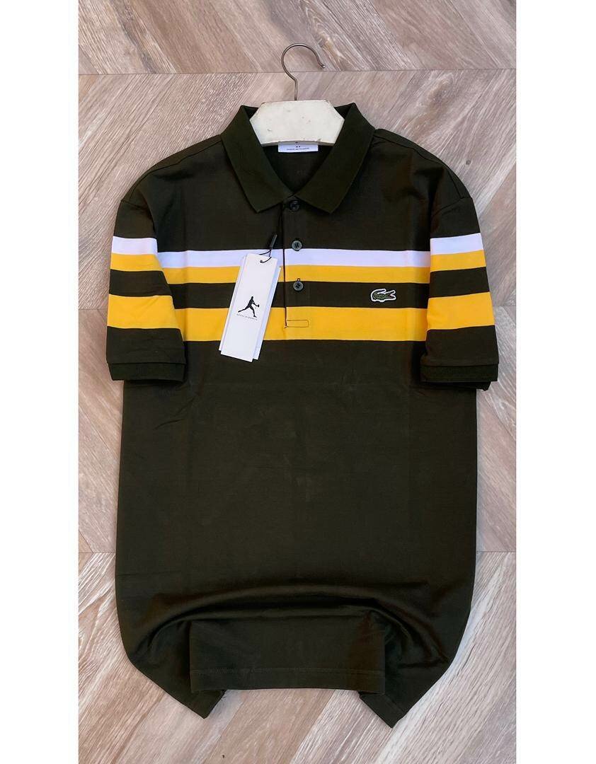 Polo homme rayé élégant