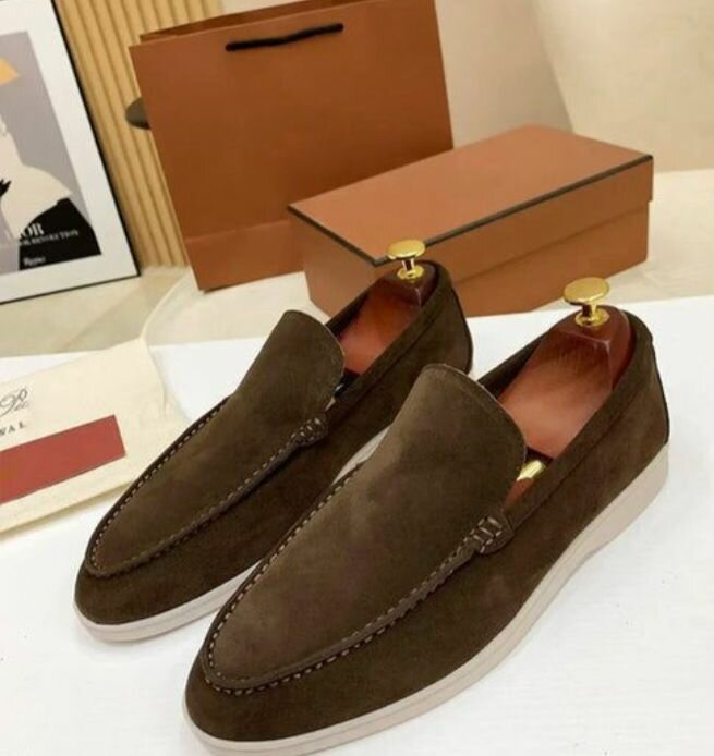Mocassins en daim élégants pour hommes