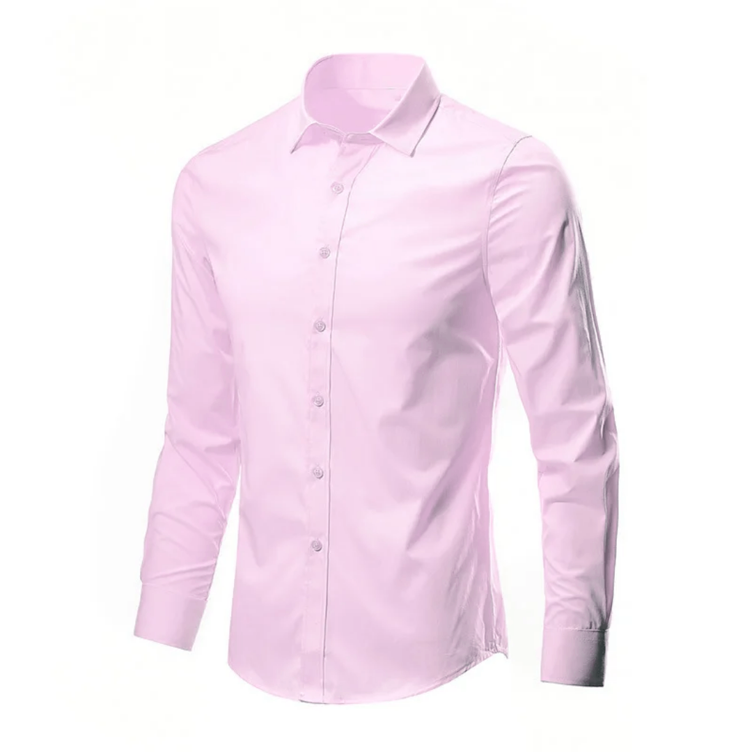Chemise rose classique homme
