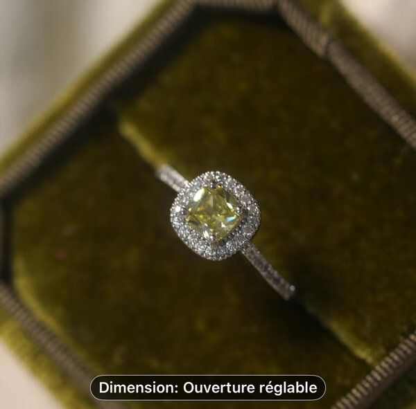 Bagues Éclatantes Argentées