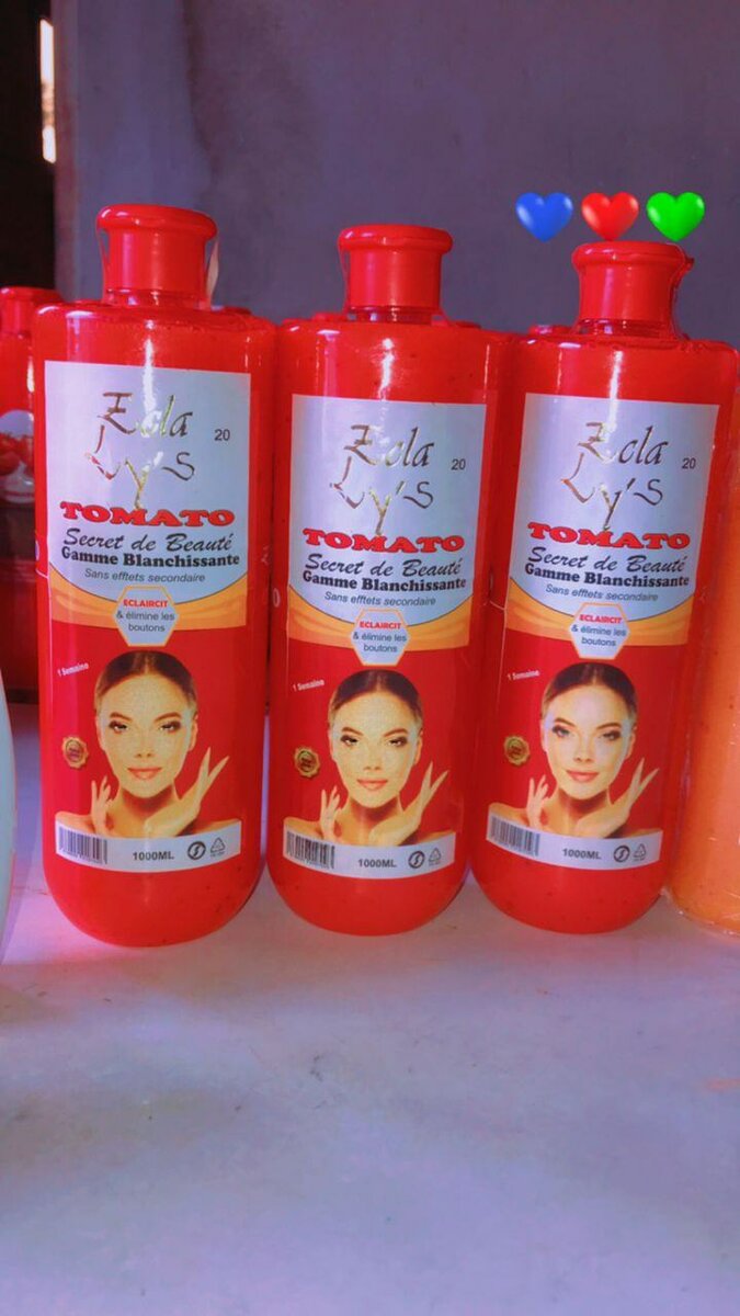 Gel douche  tomato blanchissant