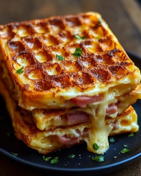 Mini gaufres salées