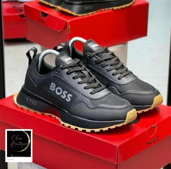 Sneakers Hugo Boss noirs