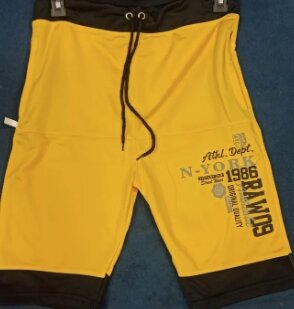 Men Yellow Short Nikker