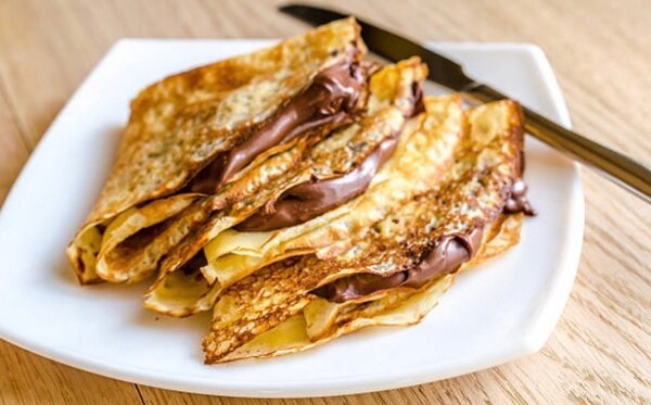 Crêpes gourmandes au chocolat
