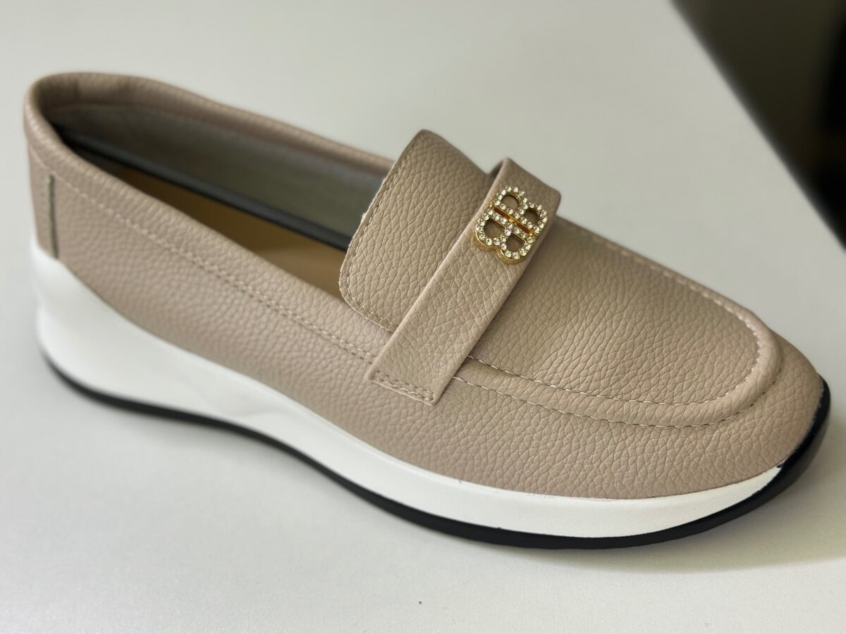 кожаные лоферы