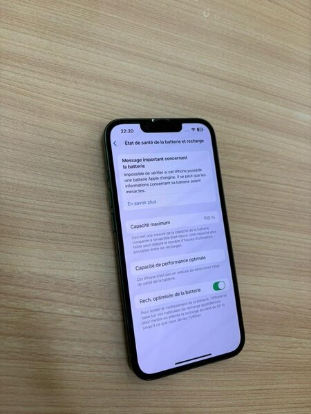 iPhone 13 Vert 128Go Neuf