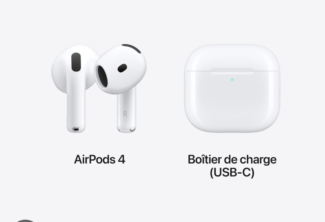 Écouteurs sans fil AirPod 4
