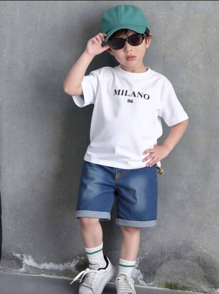 T-shirt Milano etshort en jean