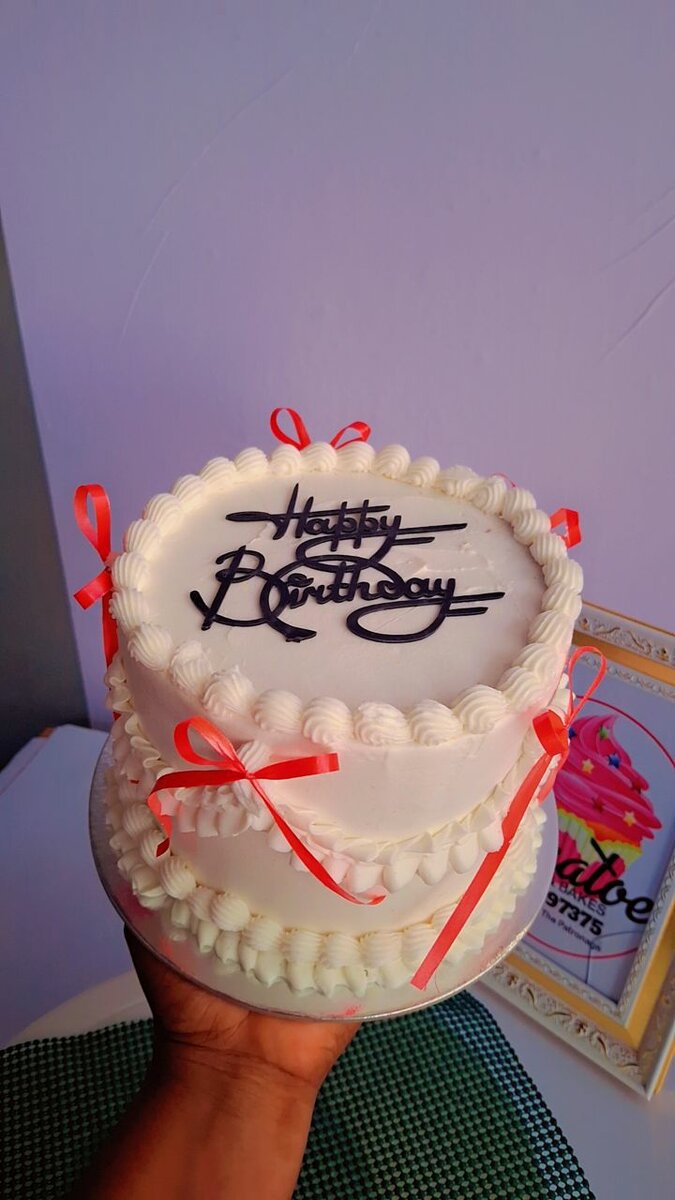 Vintage Birthday Cake