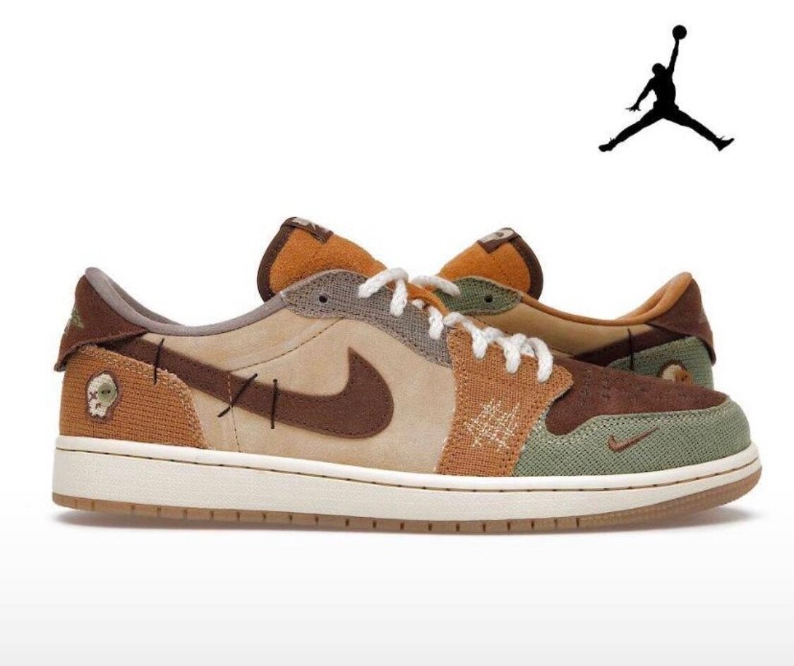 Baskets en toile multicolore