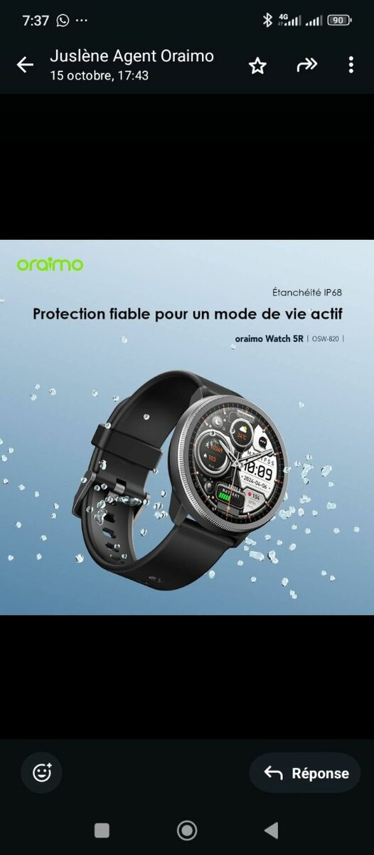 Oraimo Montre Connectée oraimo
