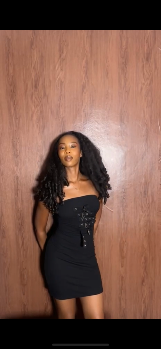 Chic Black Tube Dress