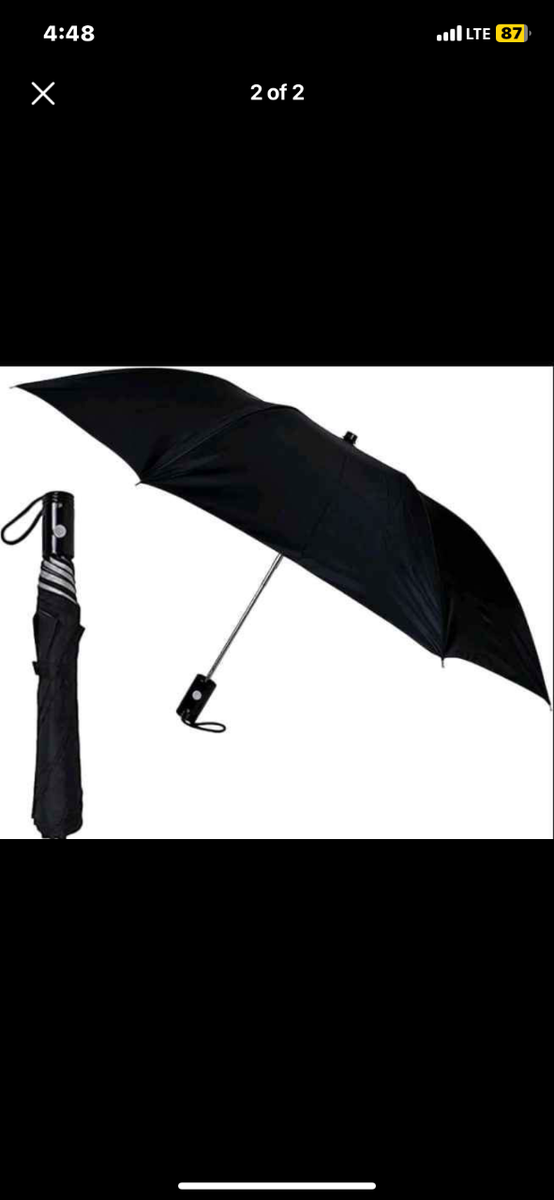 Foldable umbrellas