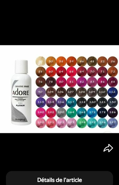 Coloration Cheveux Adore