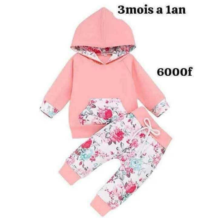 Ensemble bébé floral