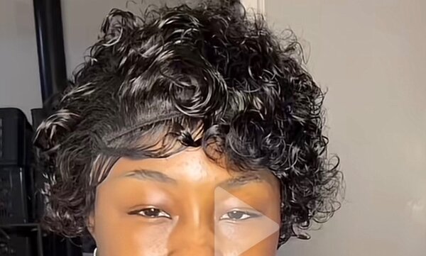 Perruque synthétique élégante