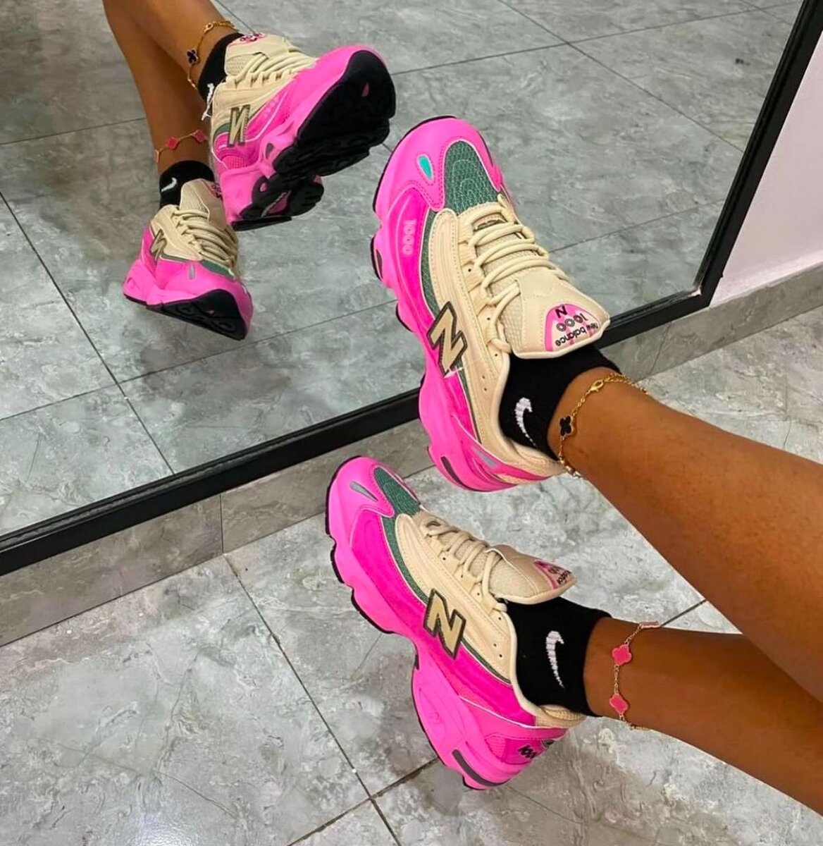 Baskets style urbain colorées