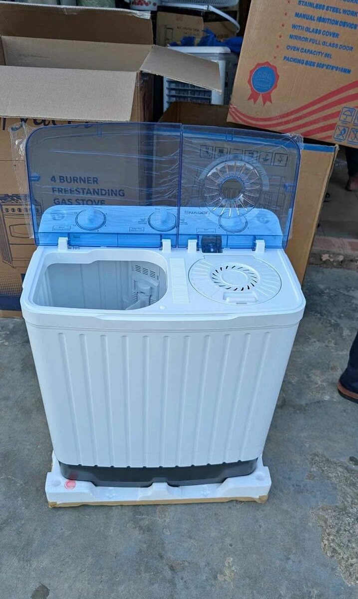 Lave-linge semi-automatique compact