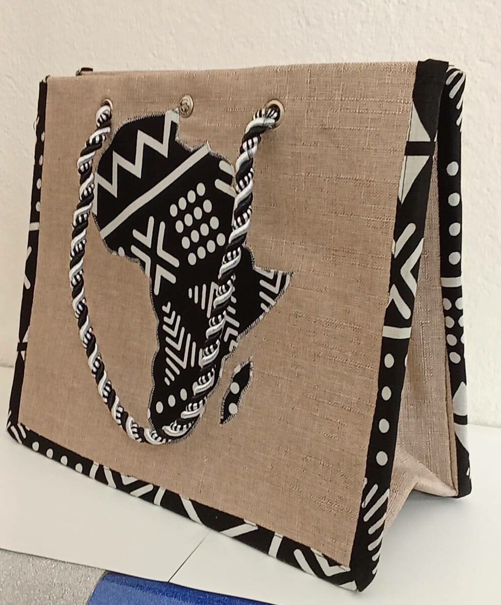 Sac à main ethnique en toile