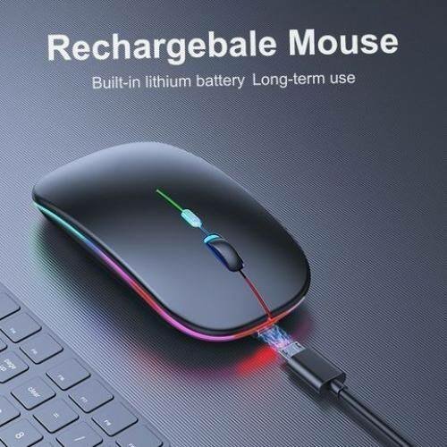 Souris hp lumineuse rechargeab