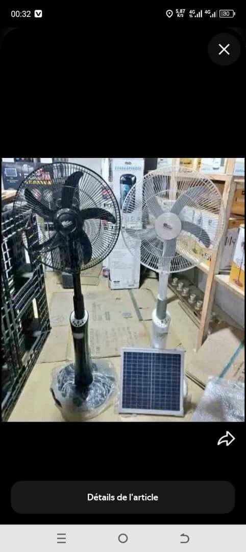 Ventilateur solaire puissant