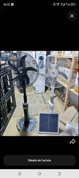 Ventilateur solaire puissant