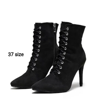 37 size stylish design heel long boots for women and girls