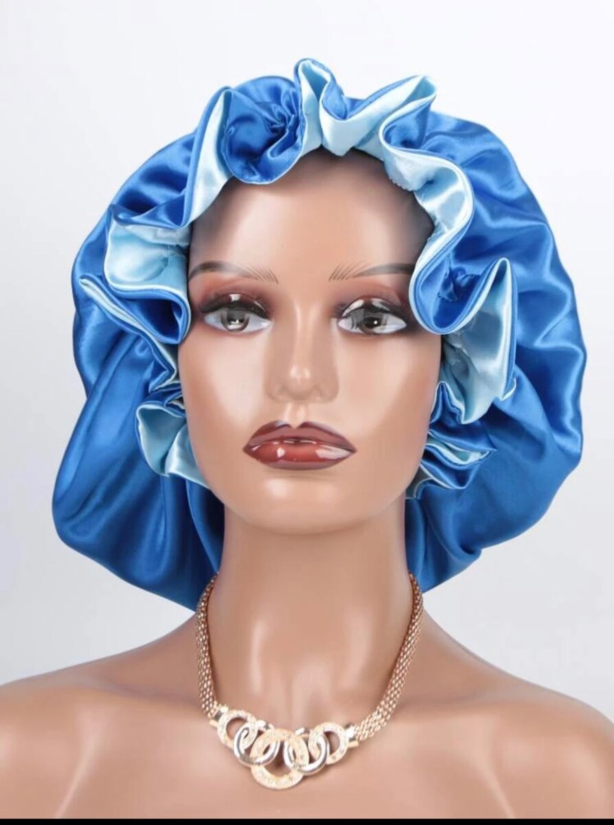 Satin hair bonnet