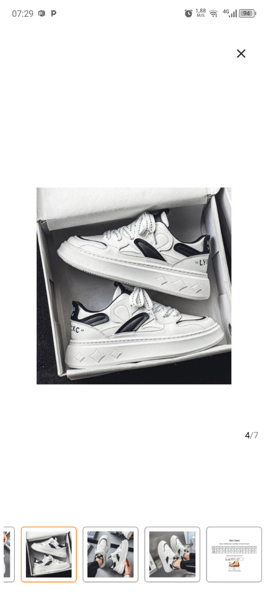 Baskets blanches tendance unisexes