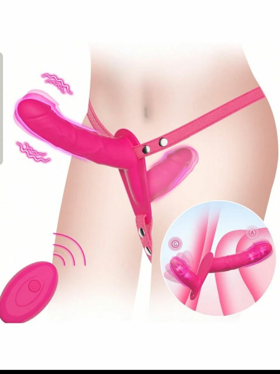Vibromasseur Strap-On Télécommandé