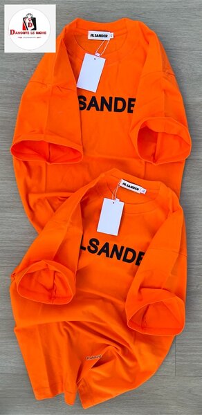 T-shirt orange unisexe tendance