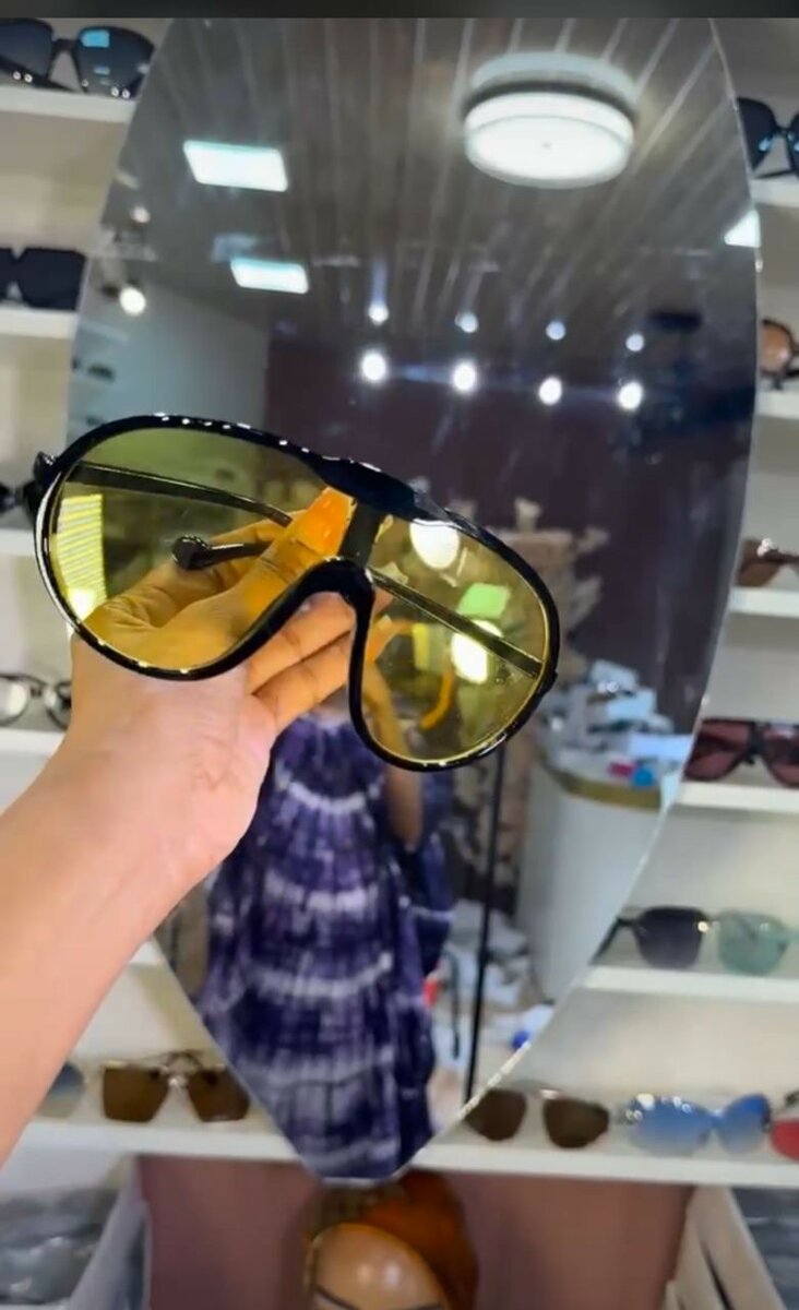 Lunettes de soleil surdimensionnées UV