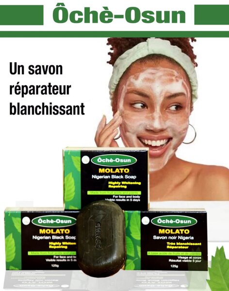 Savon Noir Réparateur Dépigmentant