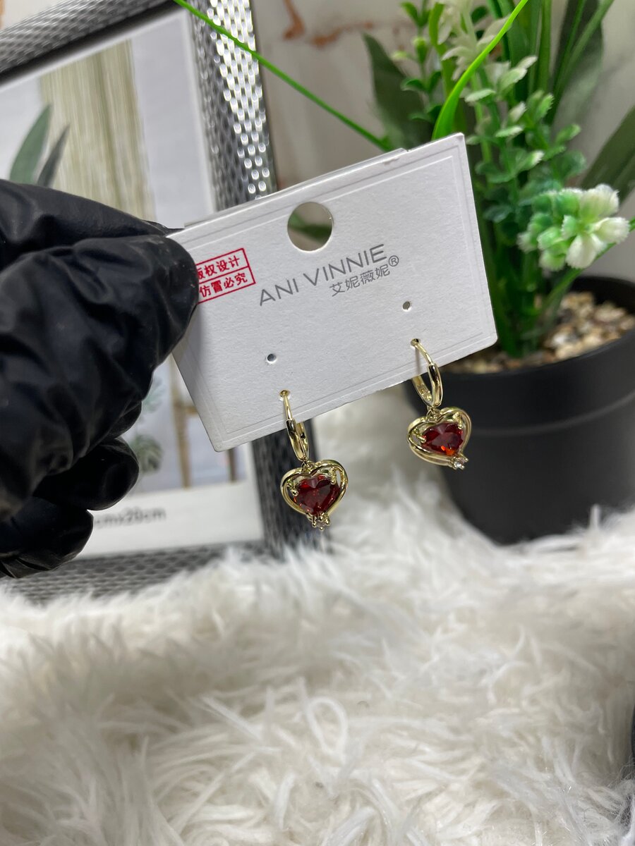 Boucles d'Oreilles Cœur Élégant