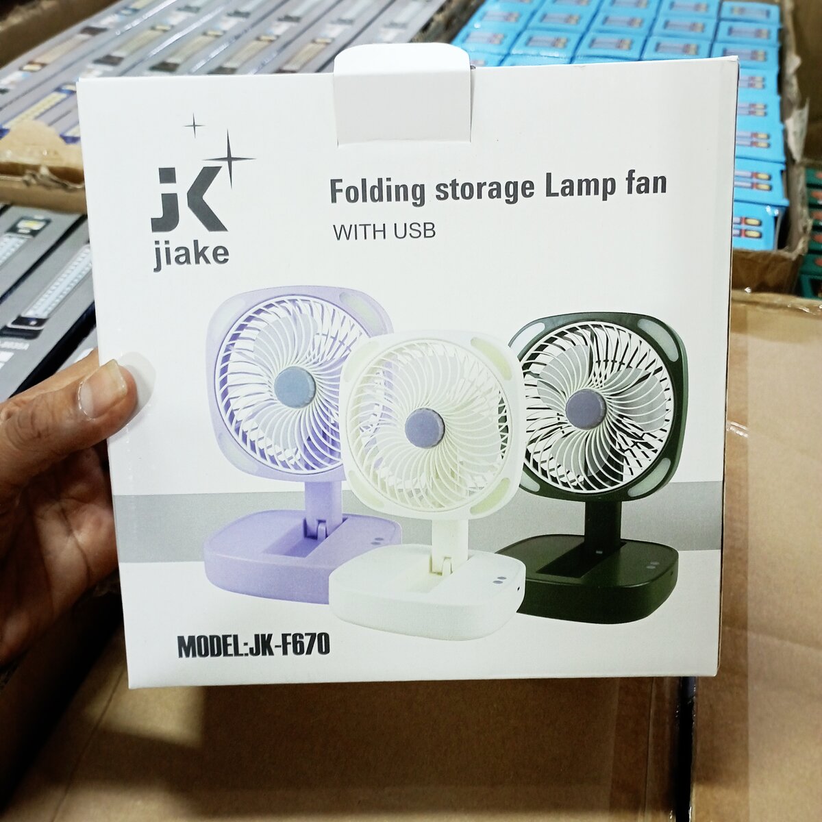 Small rechargeble table fan